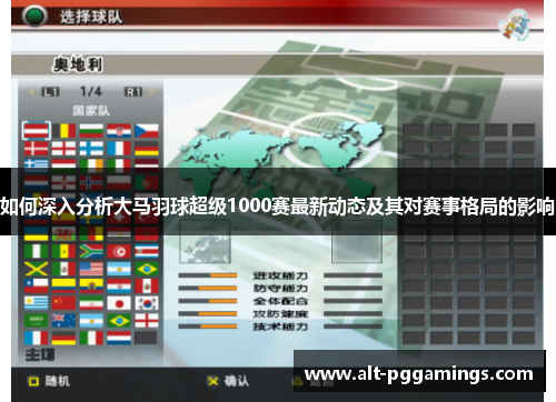 如何深入分析大马羽球超级1000赛最新动态及其对赛事格局的影响