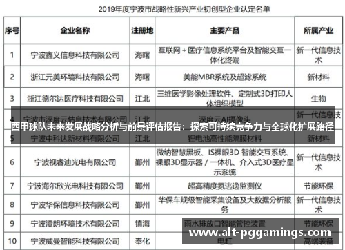 西甲球队未来发展战略分析与前景评估报告:探索可持续竞争力与全球化扩展路径 西甲球队未来发展战略分析与前景评估报告:探索可持续竞争力与全球化扩展路径